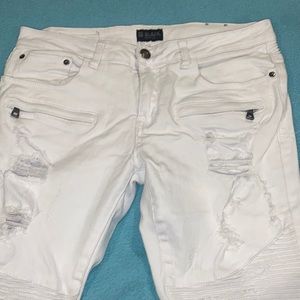 white jeans